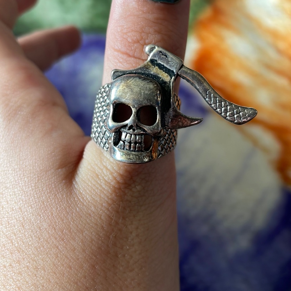 Vintage g&s biker rings